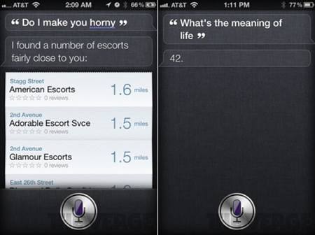 Siri от Apple удивляет ответами!
