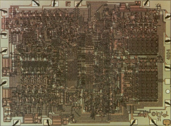 40 лет назад был создан первый в мире микропроцессор Intel 4004