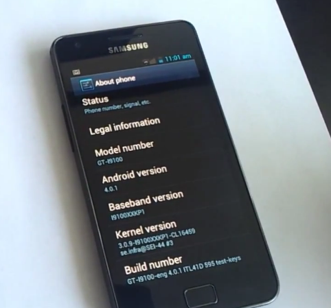 Samsung выпустит апдейт Ice Cream Sandwich для устройств Galaxy в 1 квартале 2012 года