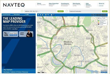 «Яндекс» создаст карту мира с помощью Navteq