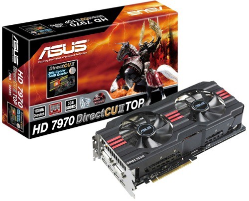 HD 7970 DirectCU II TOP - продвинутая видеокарта от ASUS