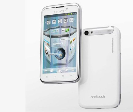 Alcatel One Touch Ultra 995 с 4.3-дюймовым WVGA-экраном и 1.4 ГГц процессором