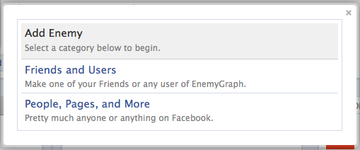 В Facebook теперь можно добавлять врагов