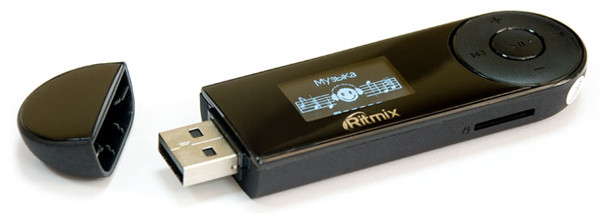 Ritmix RF-3200: музыкальный плеер с в формфакторе «USB-драйв»