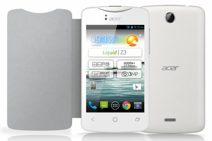 Acer Liquid Z3: смартфон на Android 4.2 за 99 евро