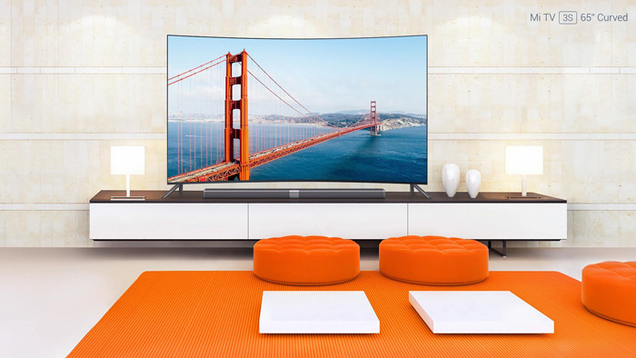 Xiaomi представила 65-дюймовый изогнутый телевизор Mi TV 3S