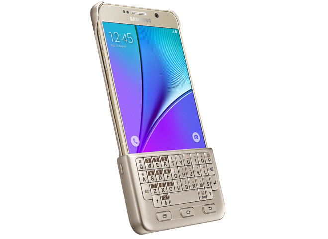 Samsung начинает продажи чехлов со съемной QWERTY-клавиатурой для Galaxy Note5