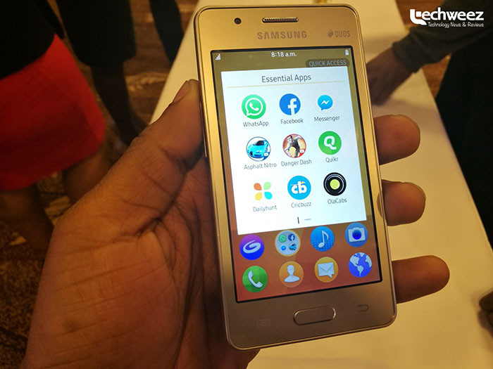 В ЮАР показали Tizen-смартфон Samsung Z2 с AMOLED-экраном