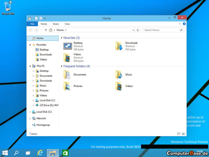 Опубликована подборка скриншотов Windows 9