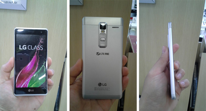 Опубликованы живые снимки металлического смартфона LG Class