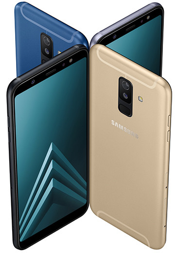 Samsung представляет смартфоны среднего класса Galaxy A6 и A6+ с безрамочными экранами и Android Oreo