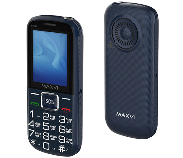 Maxvi B21ds: кнопочный телефон с камерой на 1,3 мегапикселя и «зарядной» подставкой в комплекте фото