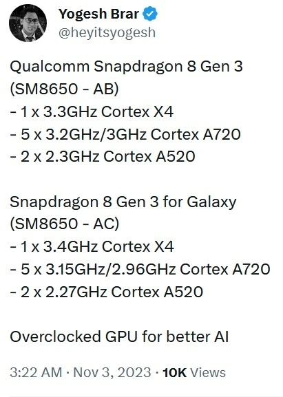 Новые данные о чипсете для Galaxy S24 Ultra фото