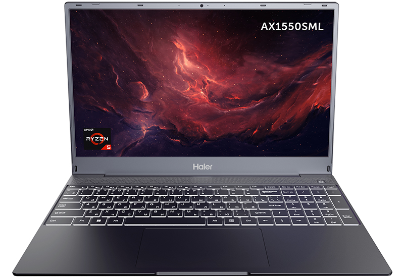 В РФ представлен ноутбук Haier AX1550SML с чипом AMD Ryzen 5 5500U фото