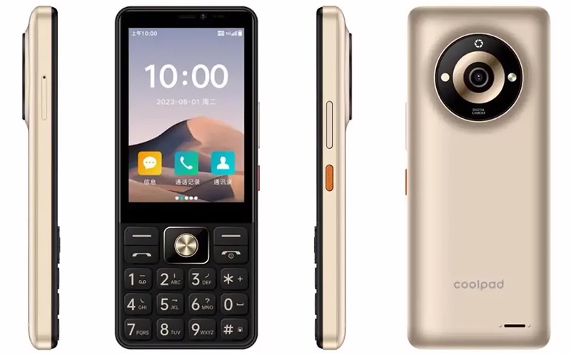 Coolpad Golden Century Y60: кнопочный телефон с поддержкой 5G и экраном как у iPhone фото
