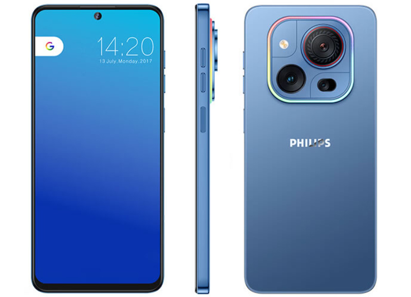 Philips S7501: смартфон среднего класса с необычной RGB-подсветкой фото
