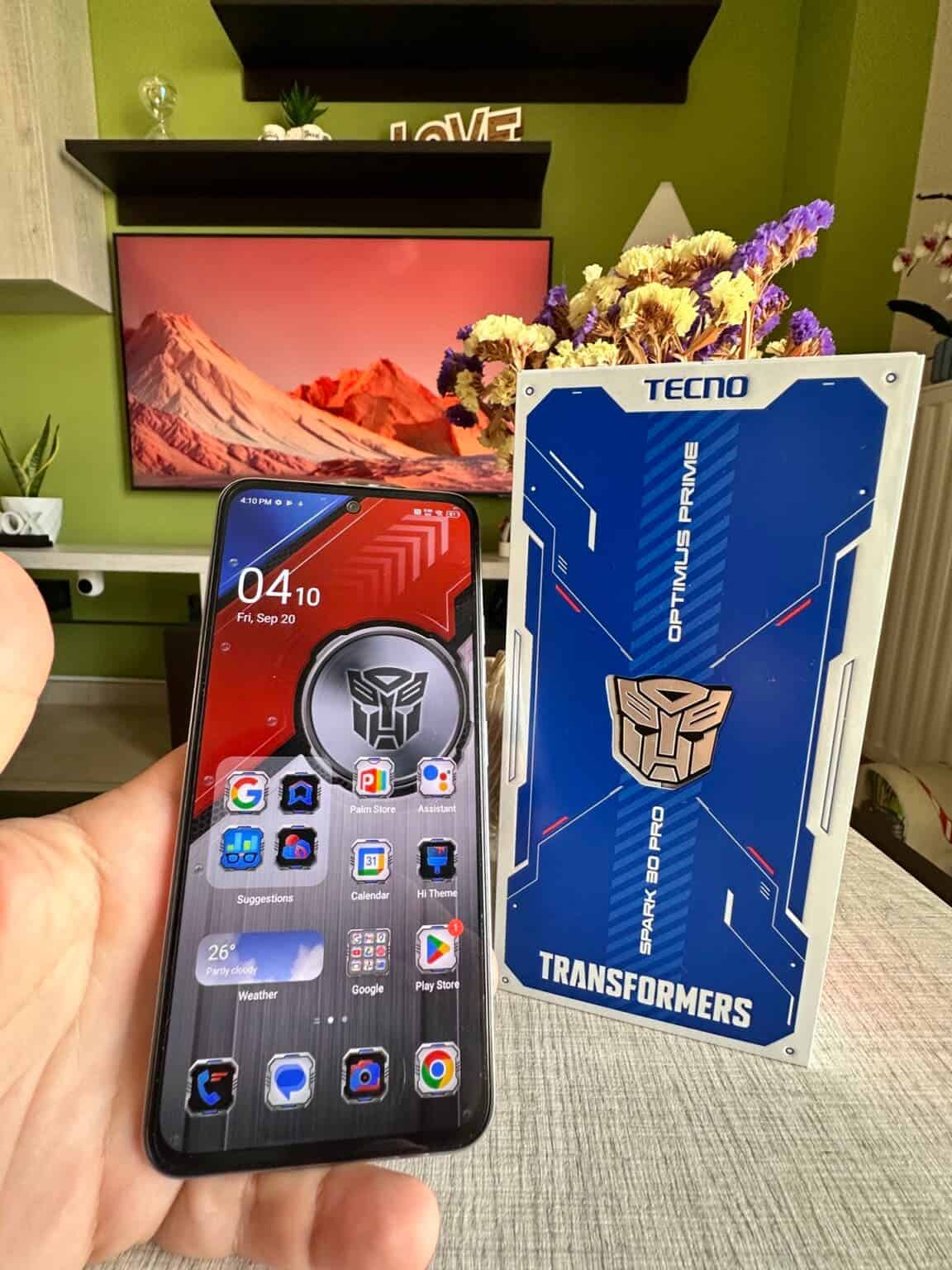 TECNO SPARK 30 Pro Transformer Edition Optimus Prime