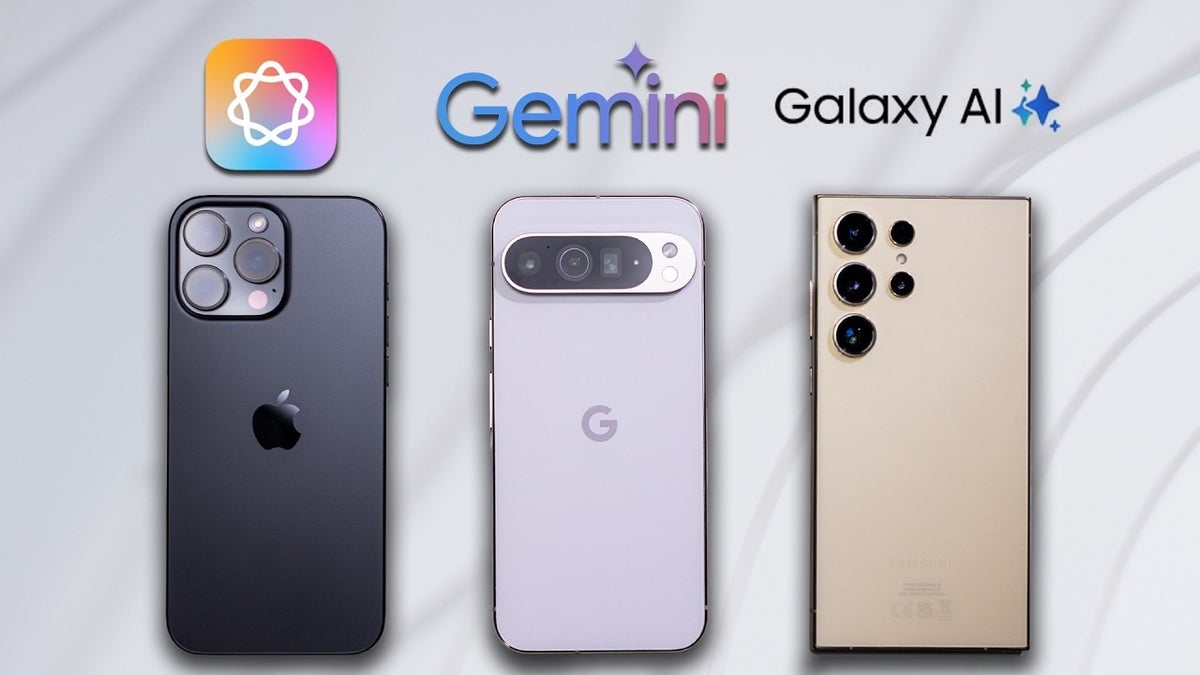 Сравниваем ИИ Apple Intelligence, Google Gemini и Galaxy AI