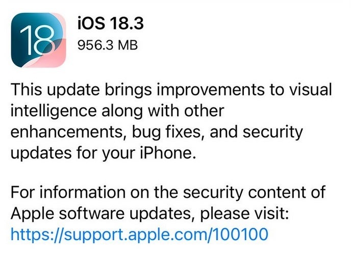 Пришло время загрузить iOS 18.3 с важными исправлениями безопасности, улучшениями ИИ и многим другим фото