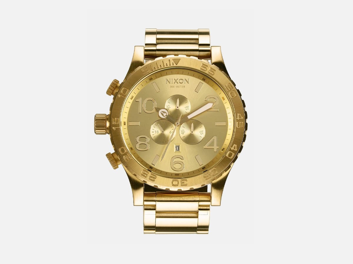 Nixon 51-30 Chrono Watch in All Gold Watch