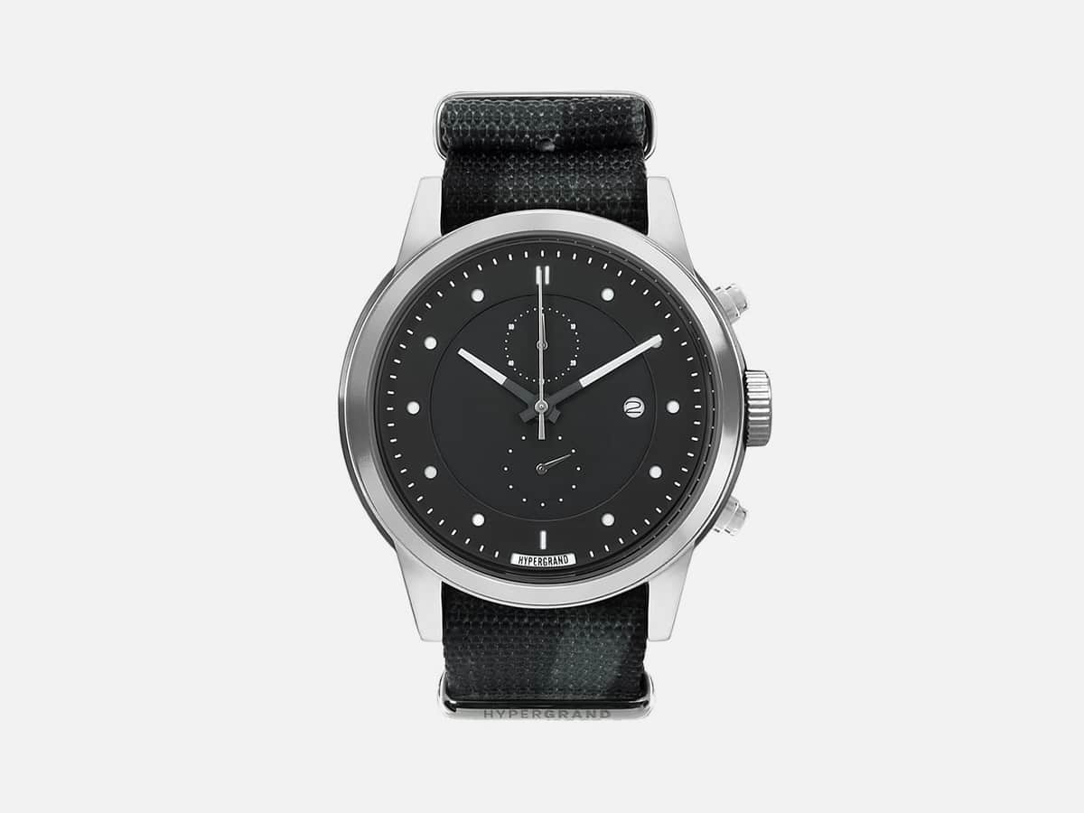 Hypergrand Maverick Chrono Silver Black Tarmac