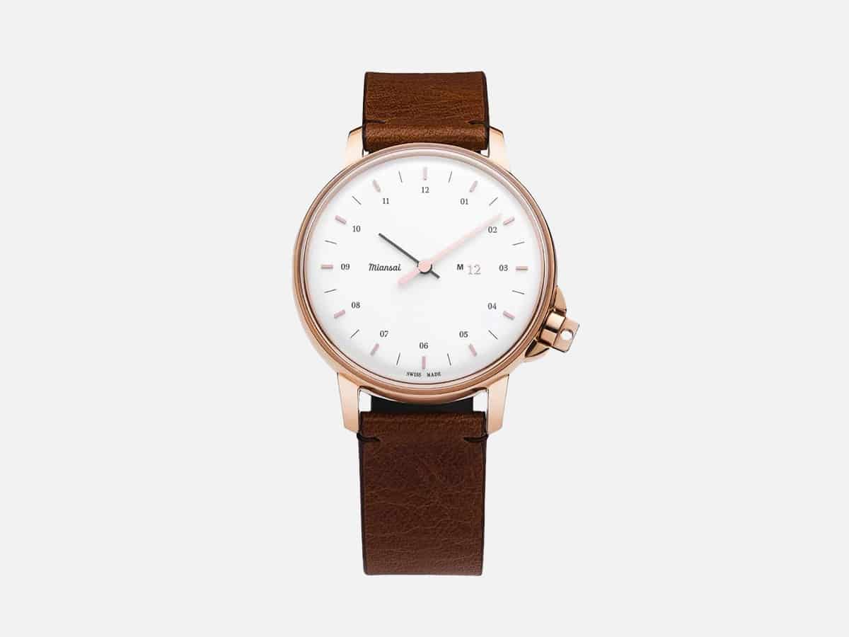 Miansai M12 Swiss Rose Gold / White Watch