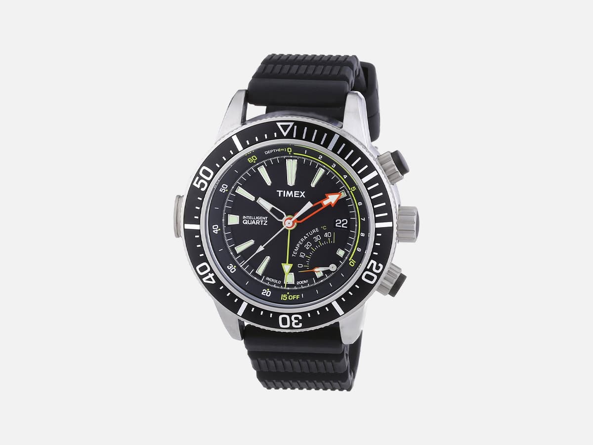 Timex Intelligent Quartz Depth Gauge Dive Watch