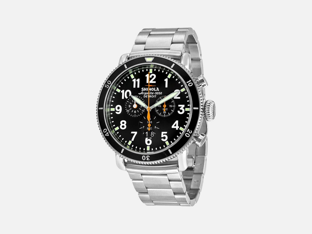 Shinola The Runwell Sport Chrono Black Dial